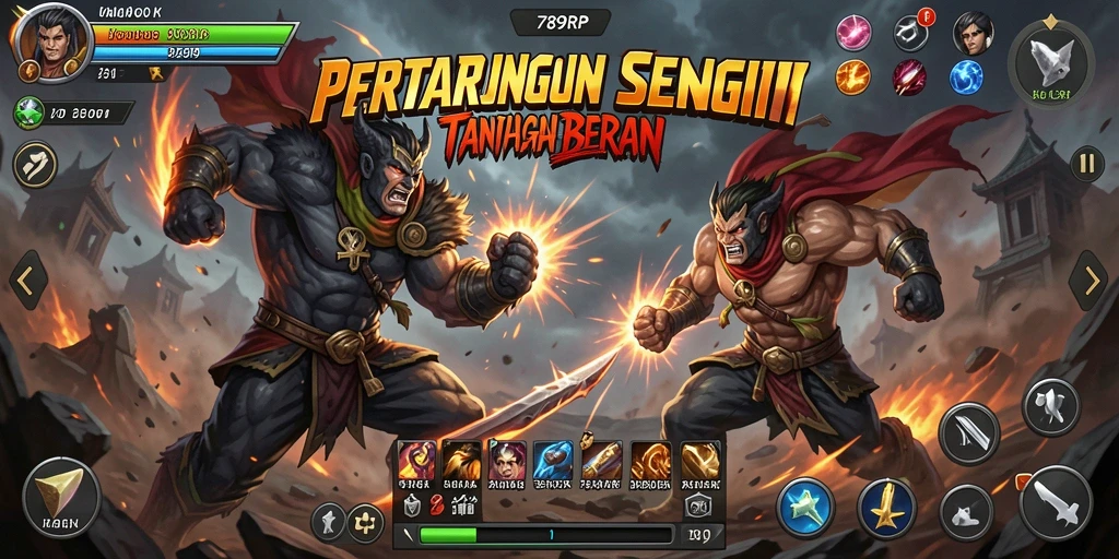 Tangkapan layar <strong>789RP</strong> dengan aksi pertarungan yang dinamis.