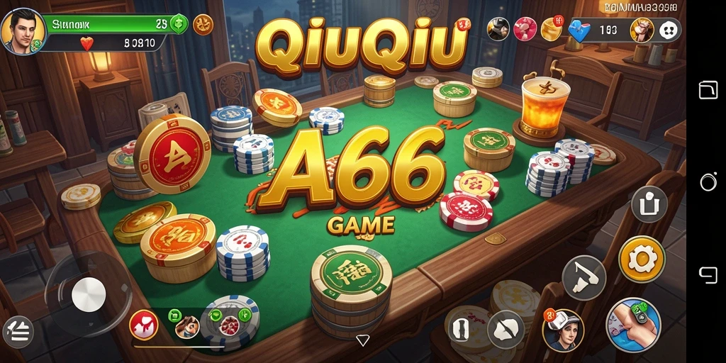 Gameplay QiuQiu yang seru dan dinamis.