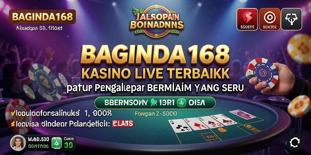 Tampilan gameplay Live Casino yang mendebarkan dan interaktif.