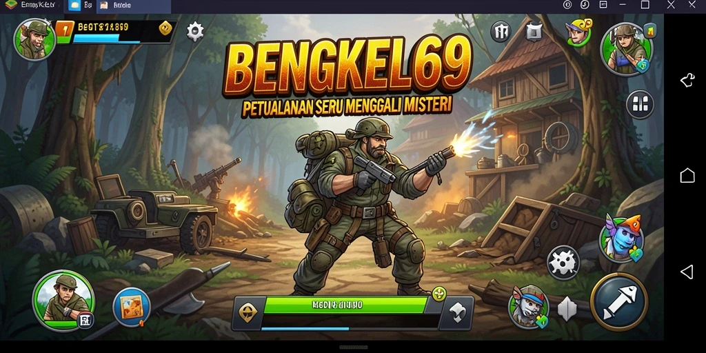 Screenshot gameplay <strong>BENGKEL69</strong> yang menampilkan petualangan penuh misteri.