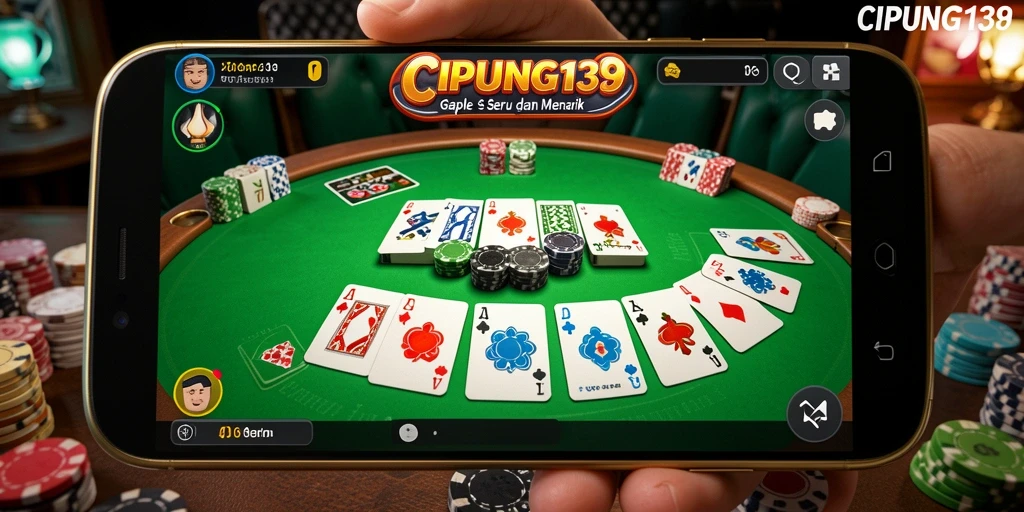 Screenshot menampilkan gameplay seru di CIPUNG138, permainan Gaple yang menyenangkan.