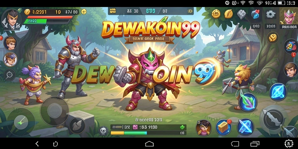 Tampilan gameplay menarik dari DEWAKOIN99 yang menunjukkan momen simulasi memukau.