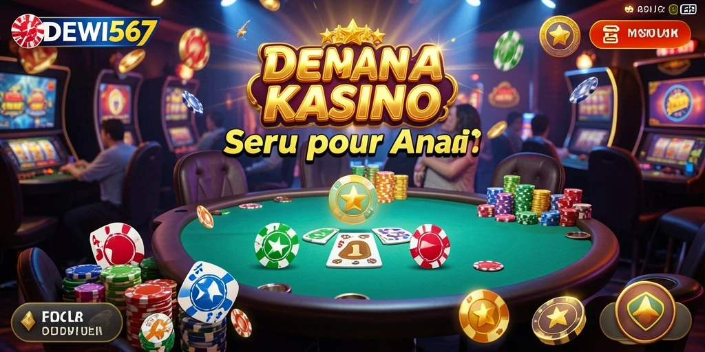 Screenshot gameplay DEWI567 yang menggambarkan pengalaman Kasino yang mendebarkan.