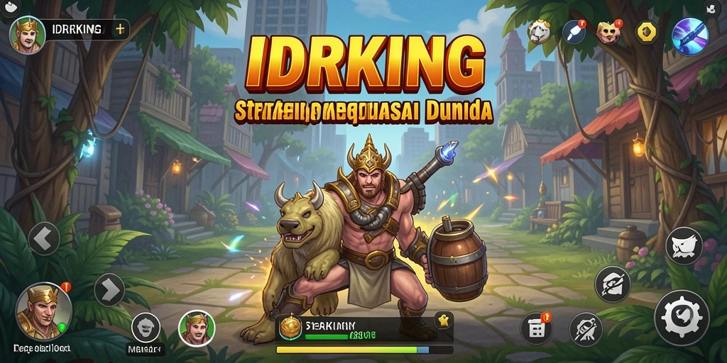 Gameplay mendebarkan di dunia strategi IDRKING.
