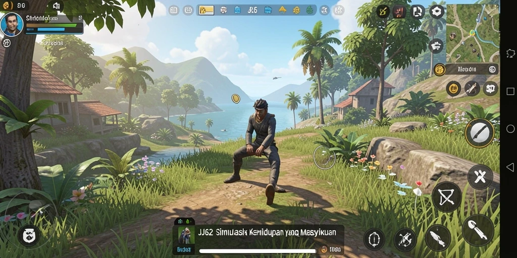 Tampilan gameplay menarik di dunia simulasi realistik.