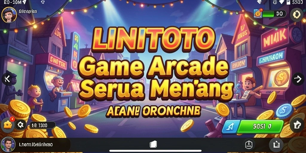 Tampilan gameplay seru dan berwarna dari LINITOTO.