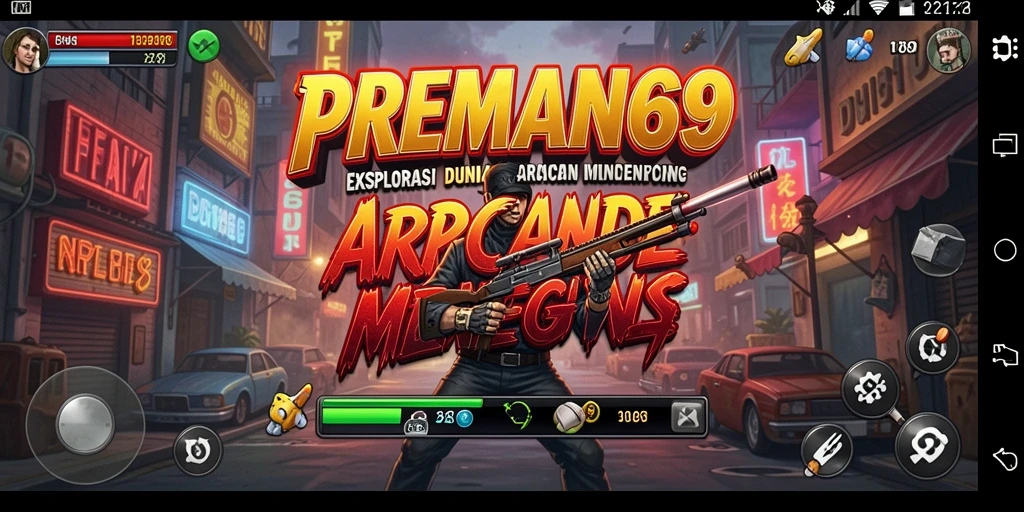 Screenshot PREMAN69 menampilkan aksi seru dalam gameplay Arcade.