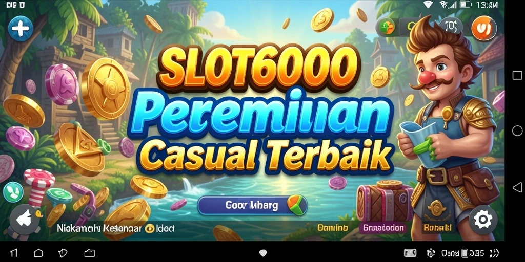 Tampilan gameplay SLOT6000 yang seru dan menarik.