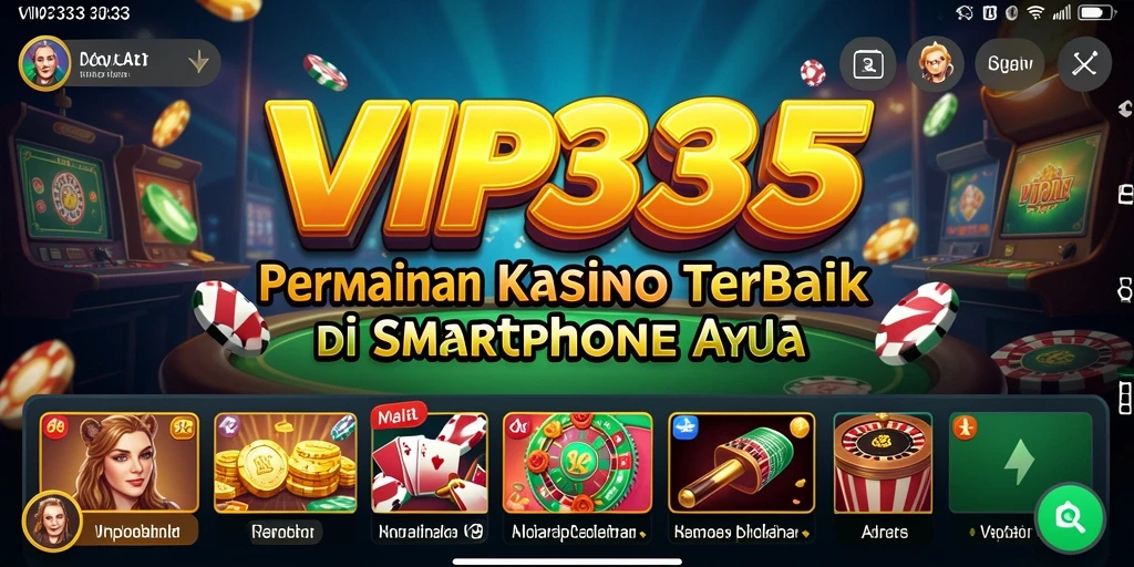 Tampilan menarik dari gameplay Kasino di VIP333 yang penuh aksi.