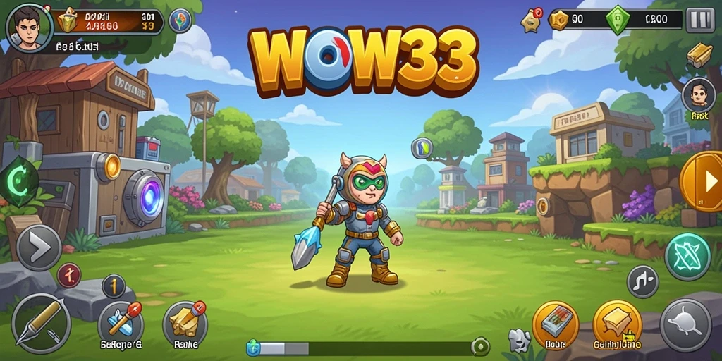 Tampilan gameplay WOW33 yang menarik dan interaktif.